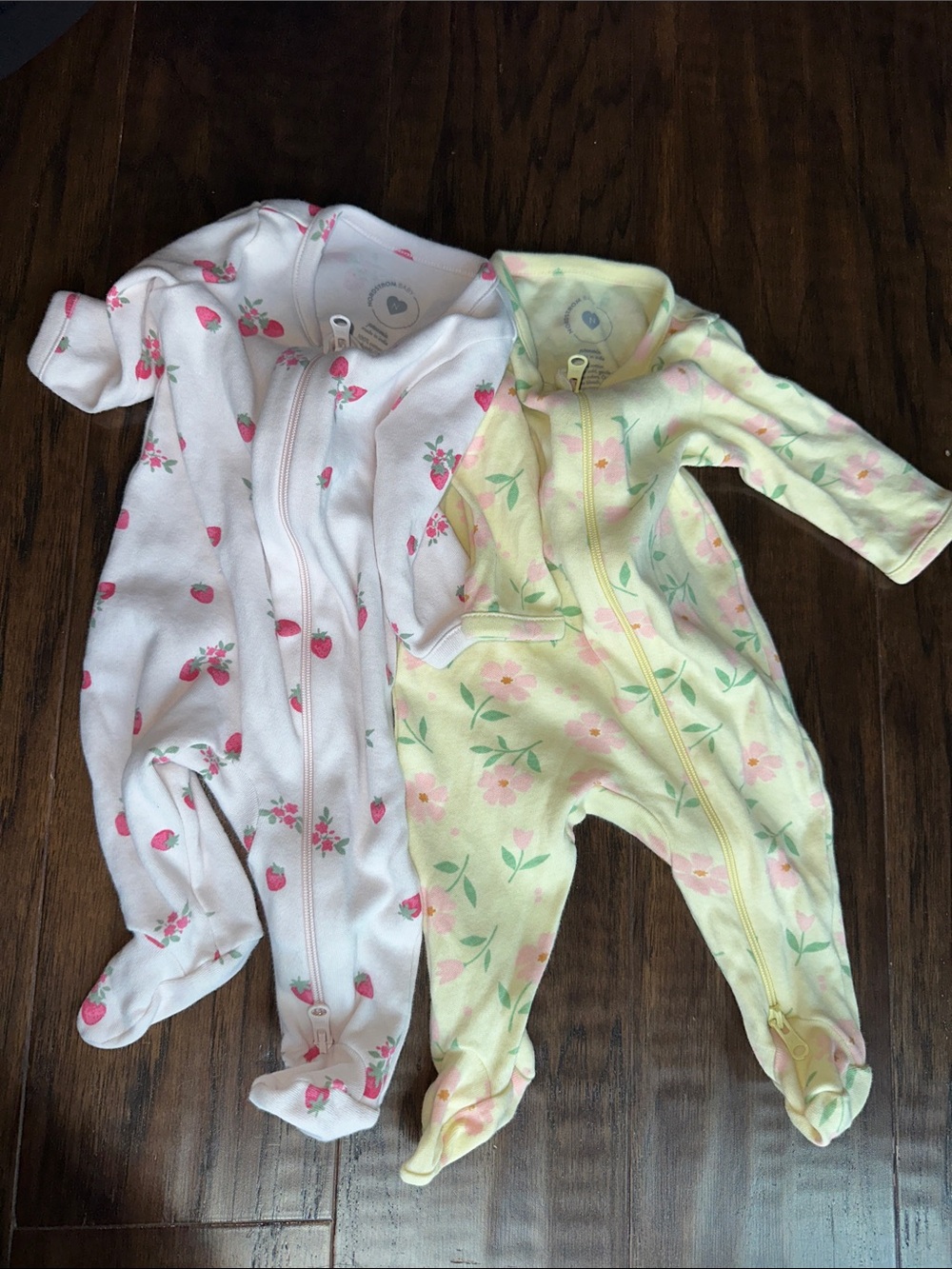 Nordstrom Baby 2 pack preemie Sleepers